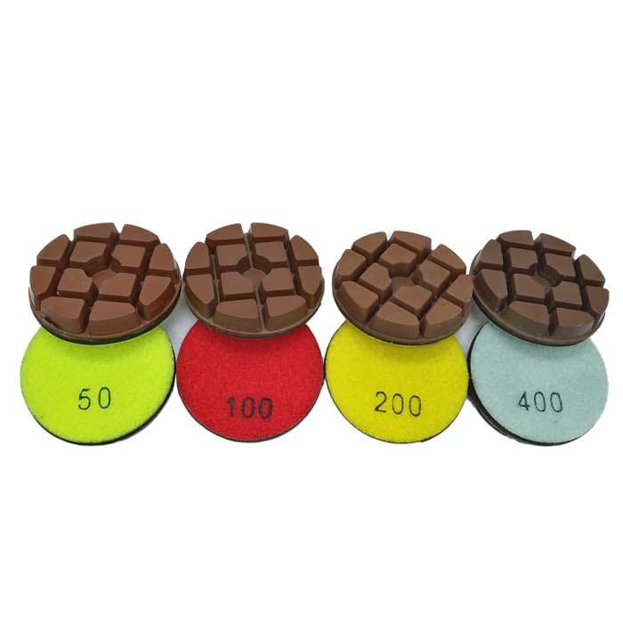 Typhoon Type Diamond Copper Bond Hybrid Resin Polishing Pads (JOY-RFP-C1)