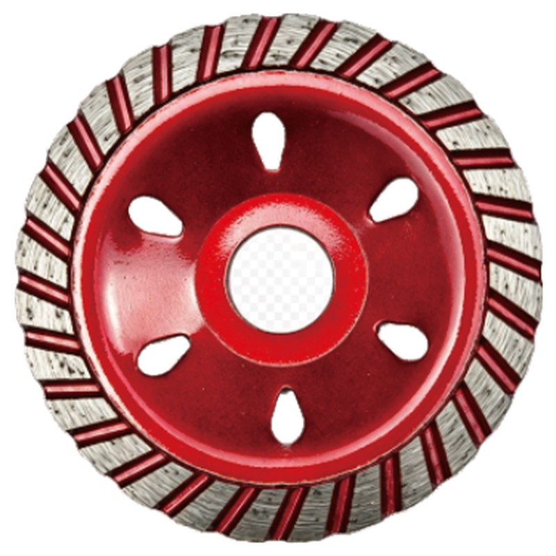 Turbo Diamond Cup Wheel — Red Turbo — JOY-TC-02