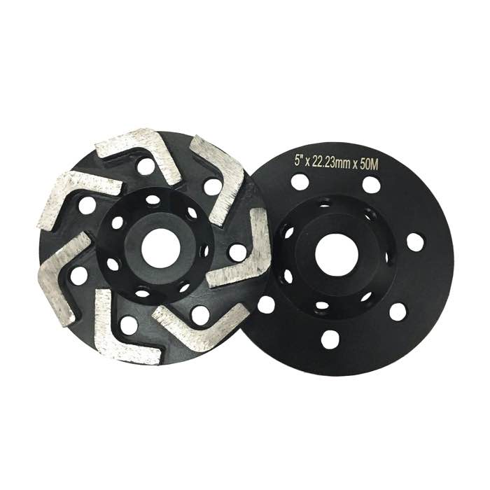 5'' 125mm L Segment Diamond Grinding Cup Wheels (JOY-CW-L)