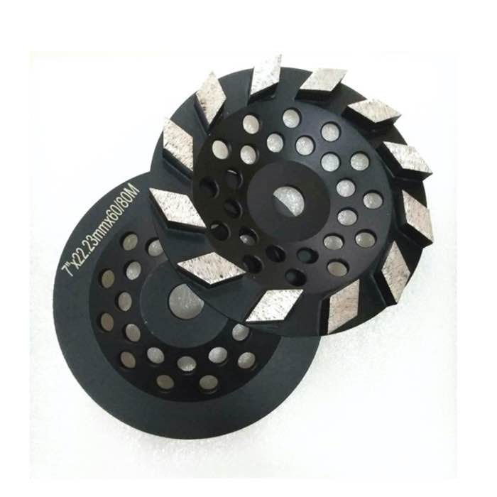 7'' 180mm Diamond Grinding Cup Wheel with 12 Rhombus Segments (JOY-CW-RH12)