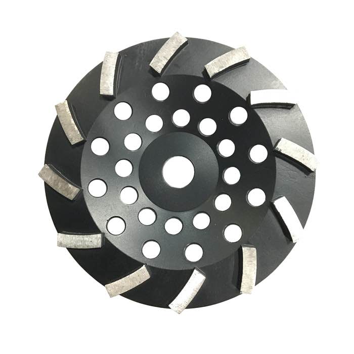 7 Inch 180mm Turbo Cup Wheels with 12 Segments (JOY-CW-T12)