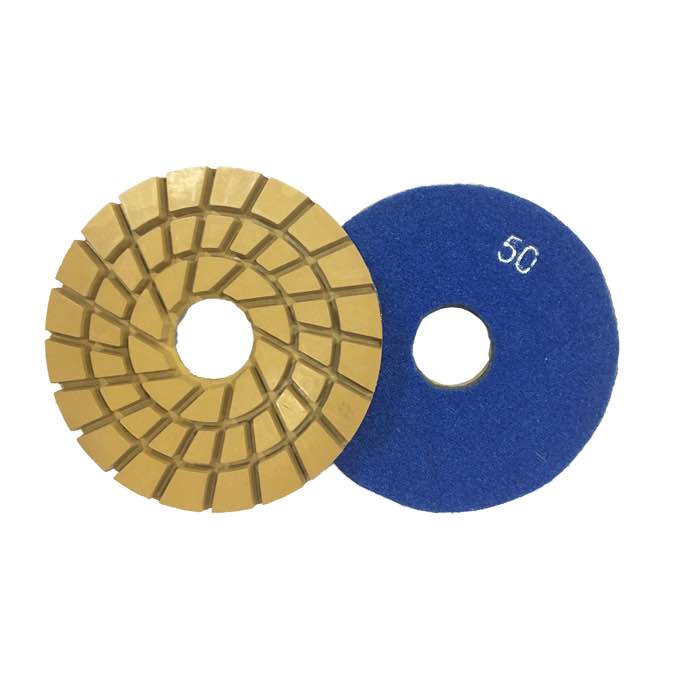 5''/125mm Sprial Diamond Resin Polishing Pads (JOY-RFP-S2)