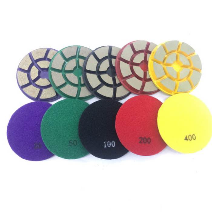 4'' Ceramic Bond Diamond Transitional Grinding Pads (JOY-RFP-T4)