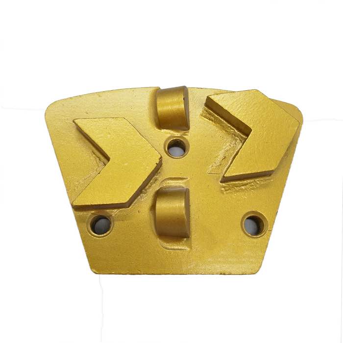 Double PCD Diamond Trapezoid Grinding Disc with Double Arrow Segment  (JOY-TP-PCD2A2)